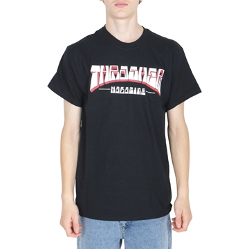Thrasher T-shirt S/S Firme Logo Black